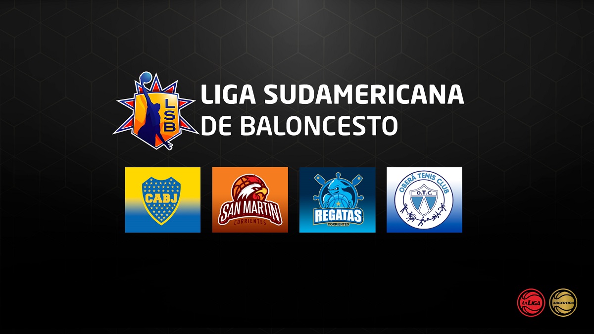 Liga Argentina de Basquetbol | Noticias | Boca, San Martín, Regatas y Oberá  jugarán la Liga Sudamericana